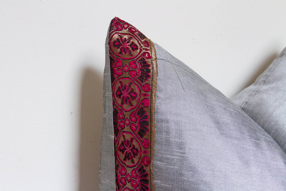 Shoreline Festive Silk Euro Pillow Cover