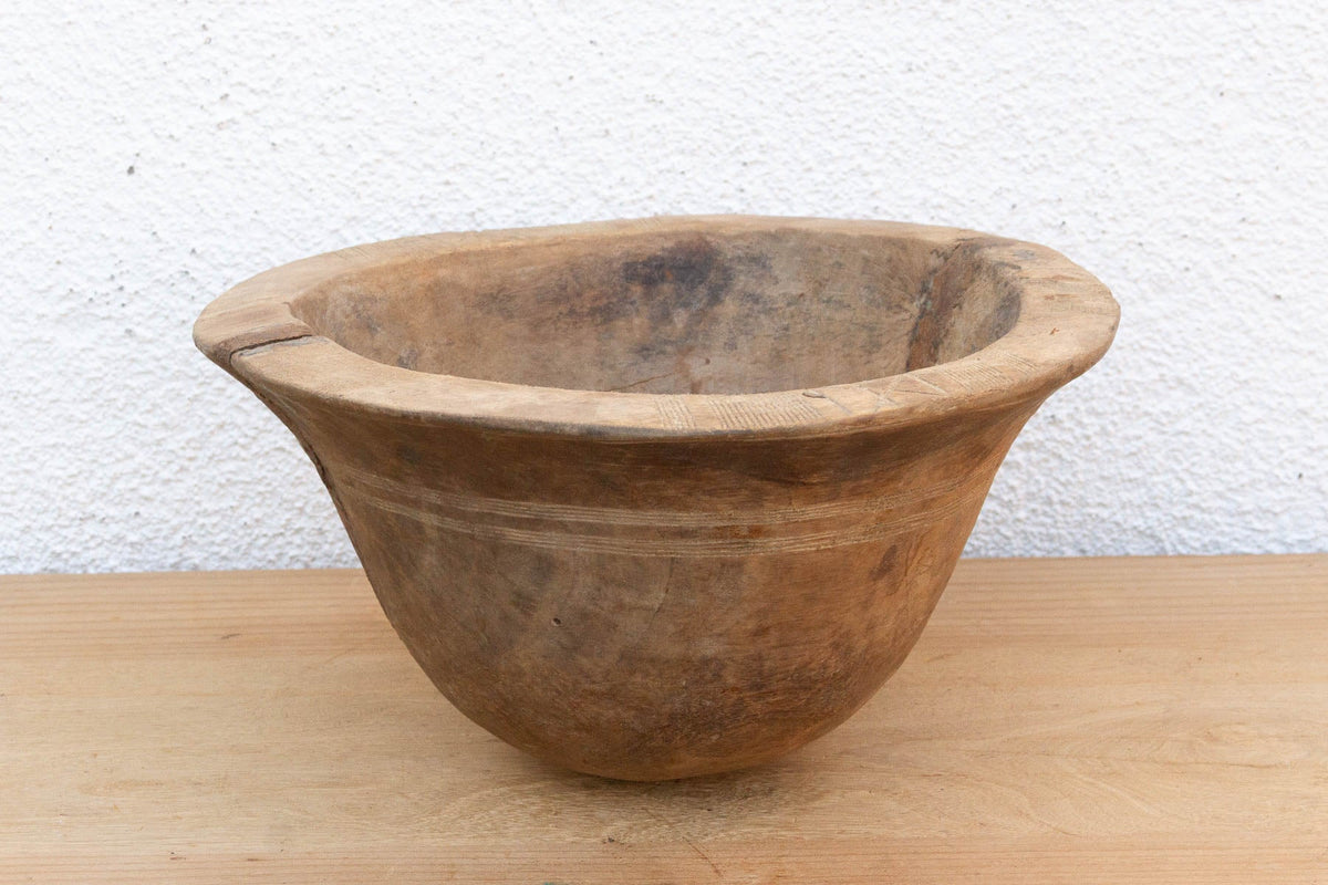 Wabi Sabi African Wood Bowl