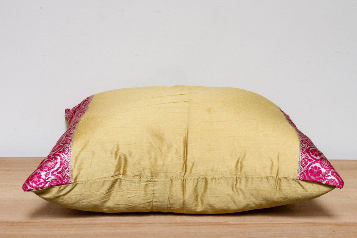 Sunbeam Festive Silk Euro Pillow Cover