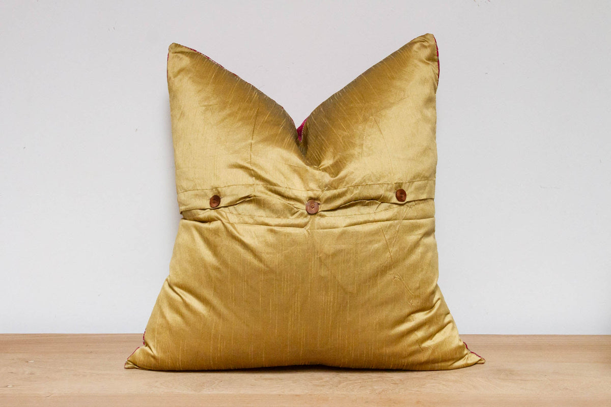 Sunbeam Festive Silk Euro Pillow Cover
