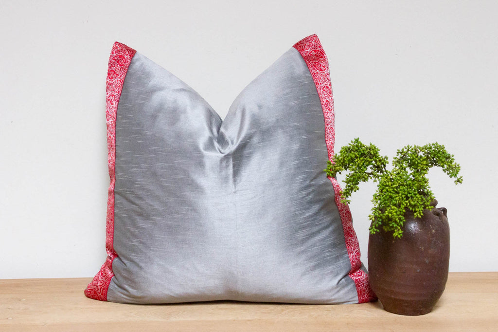 Star Dust Festive Silk Euro Pillow Cover