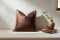 Syrah Festive Silk Euro Pillow Cover