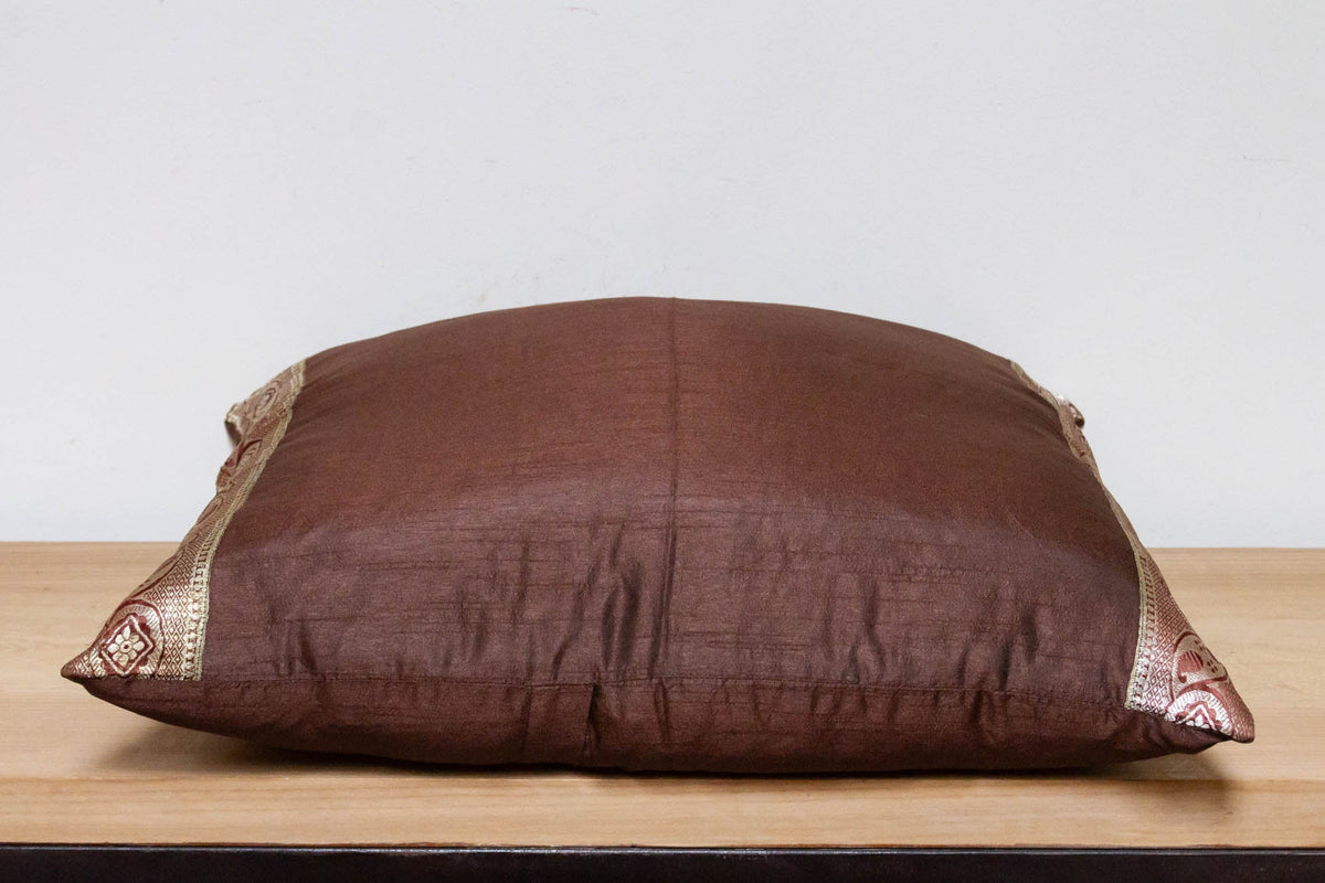 Syrah Festive Silk Euro Pillow Cover