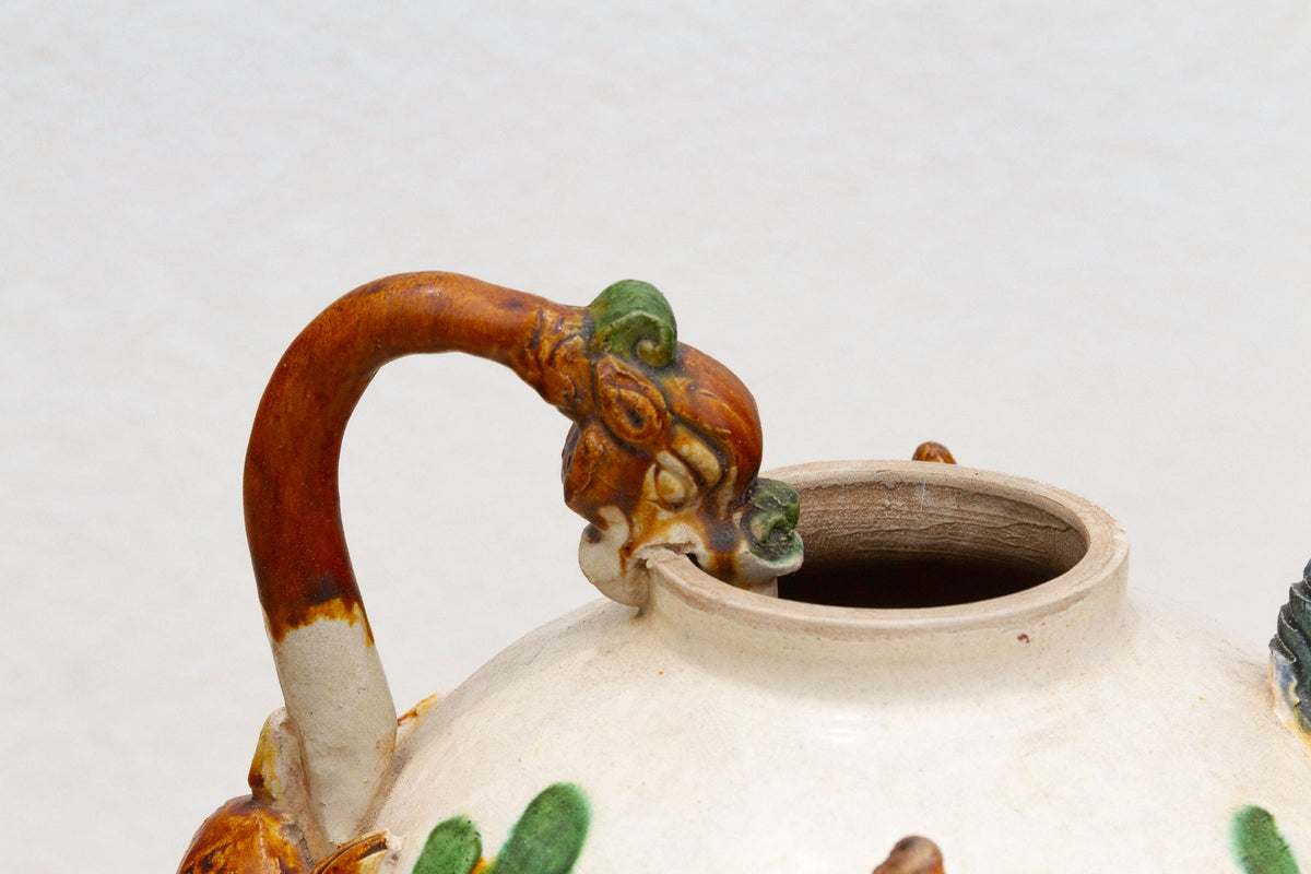 Vintage Tang Dynasty Style Sancai Jug