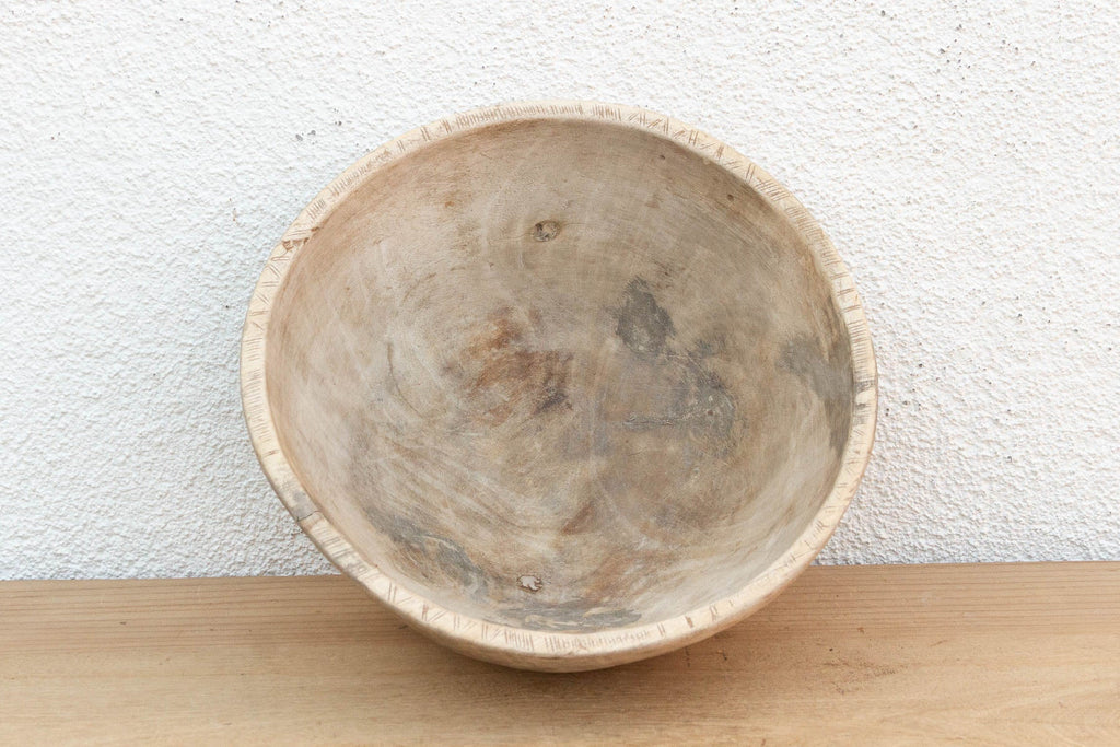 Handhewn African Root Bowl
