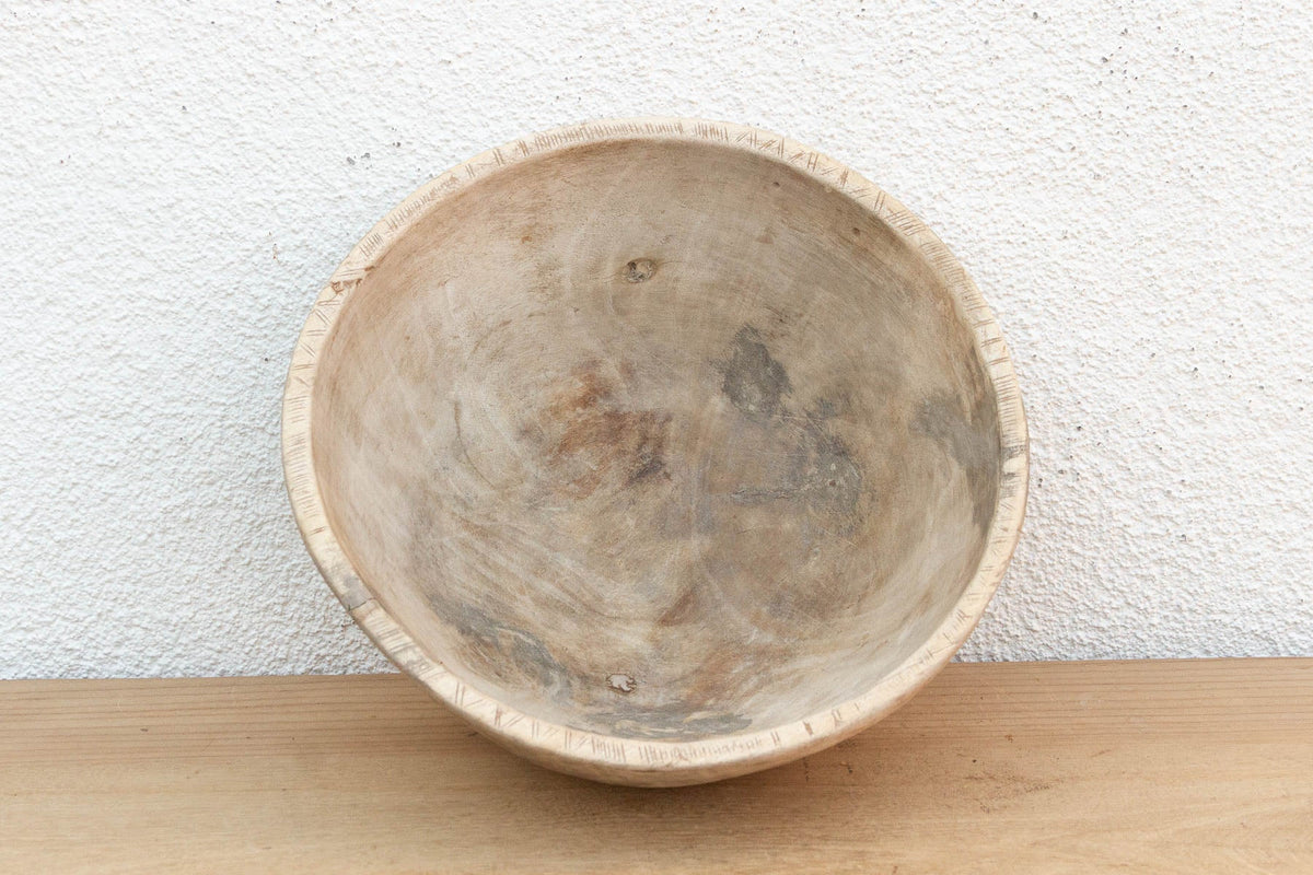 Handhewn African Root Bowl