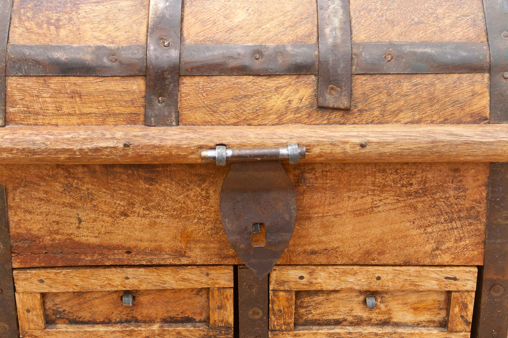 Rustic Wooden Spice Merchant Box