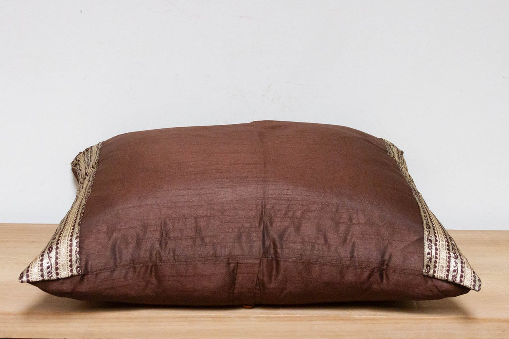 Hickory Festive Silk Euro Pillow Cover