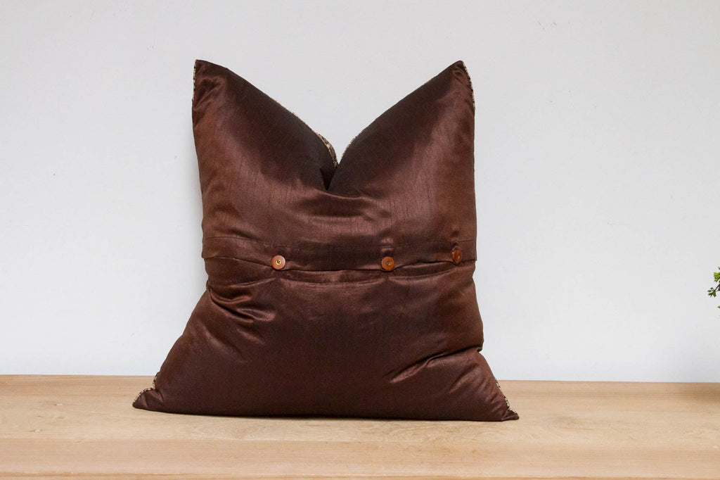 Hickory Festive Silk Euro Pillow Cover