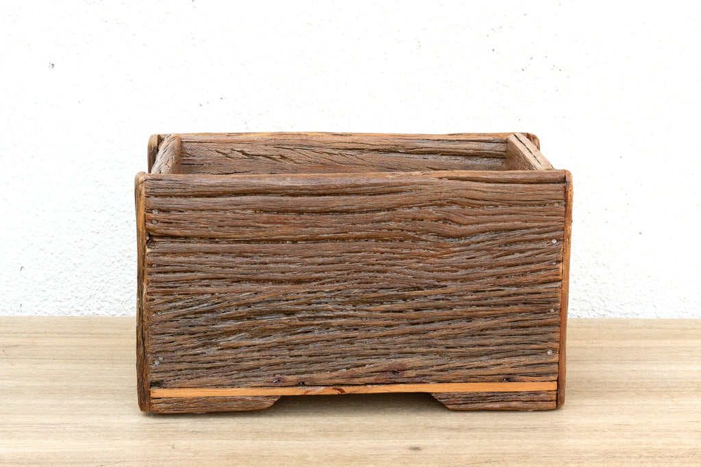 Rustic Charm, Reclaimed Wood Planter Box