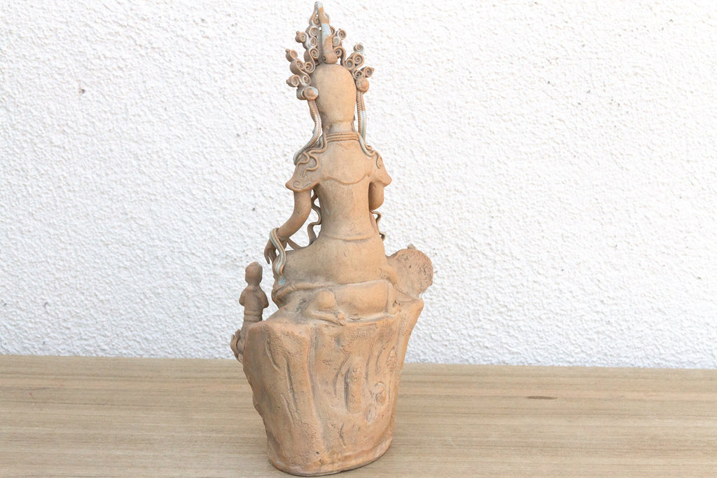 Timeless Chinese Porcelain Bodhisattva Sculpture