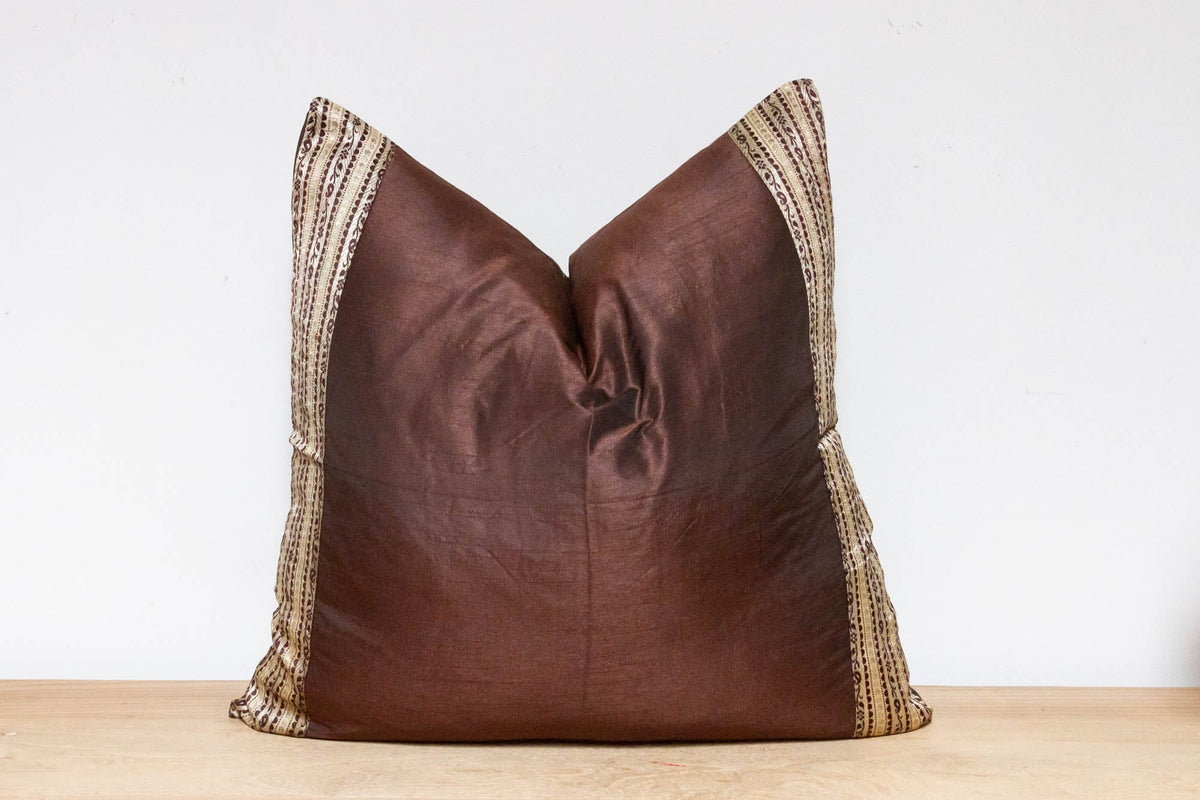 Kobicha Festive Silk Euro Pillow Cover