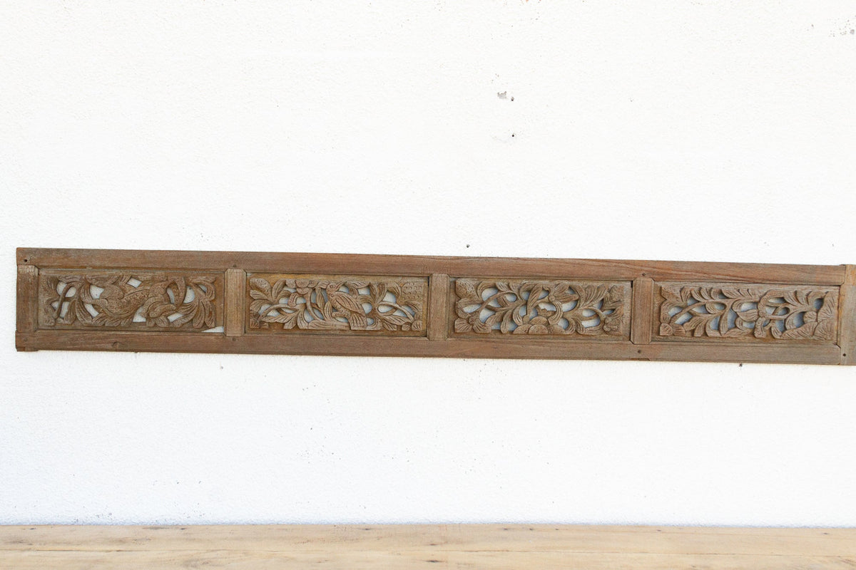 Antique Eastern Canopy's Entrance Carving