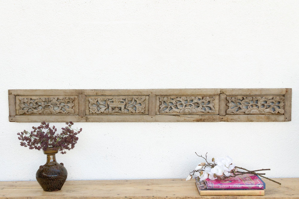 Original Temple Carved Fragment Wall Art