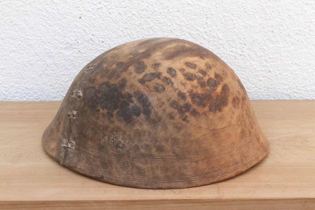 Old Primitive Round Vessel