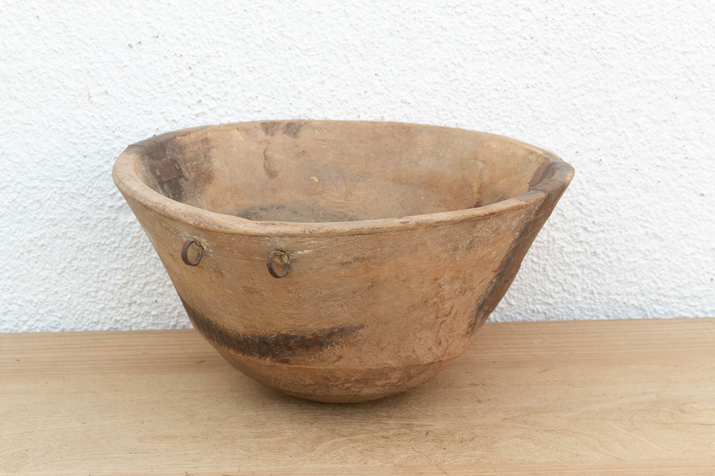 Horn of Africa Carved Wooden Vessel