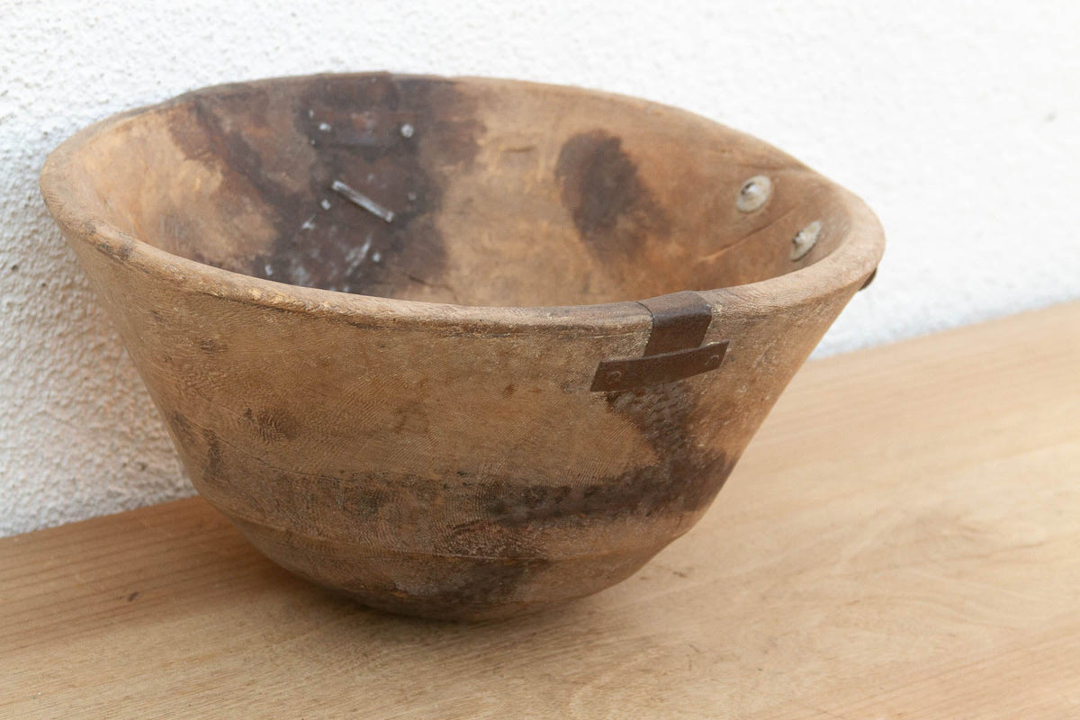 Horn of Africa Carved Wooden Vessel