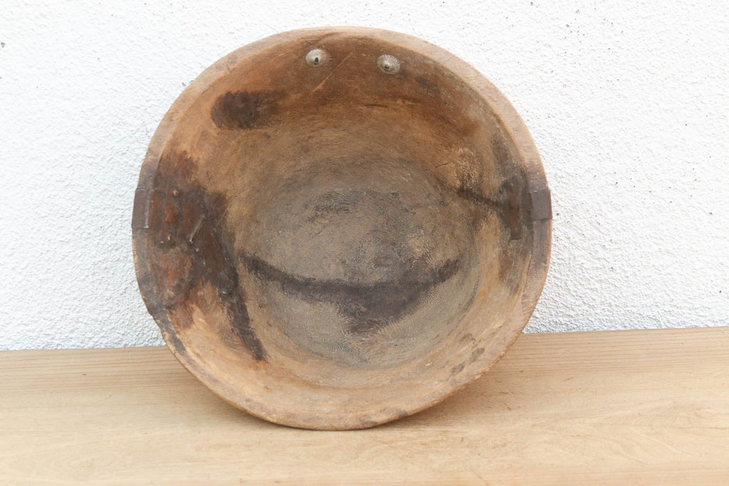 Horn of Africa Carved Wooden Vessel