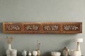 Collection of Birds, Asian Carved Wall Panels