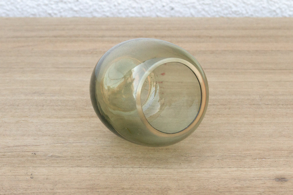 Earthy Hand-Blown Glass Votive
