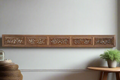 80" Long Antique Hand-carved Wall Panel