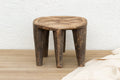 Vintage Nupe Carved Stool, Aged Patina