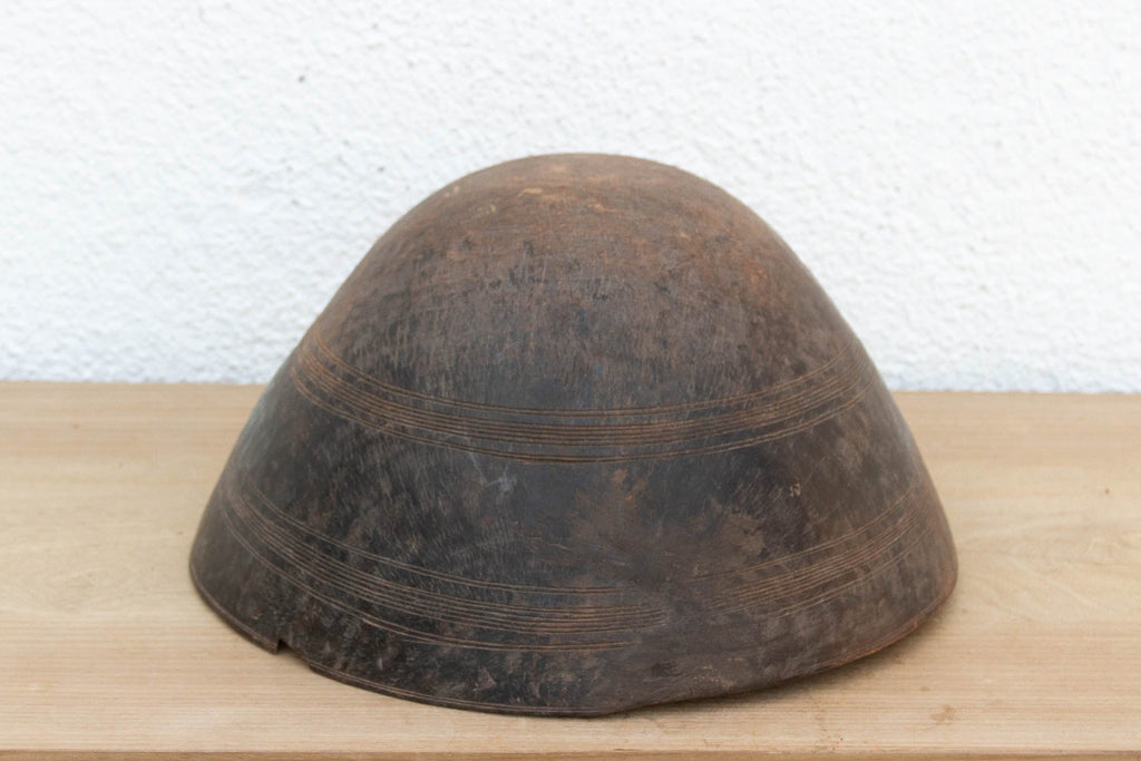 Dark Cacao Finish African Dough Bowl