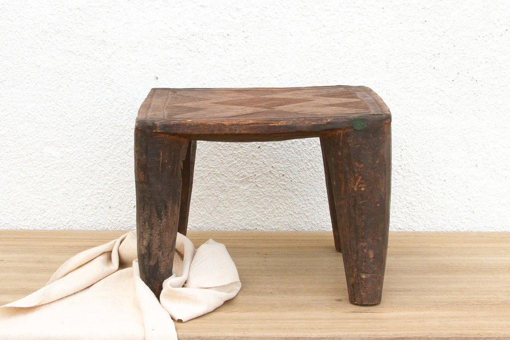 Vintage African Stool, Whisper of Ancestors