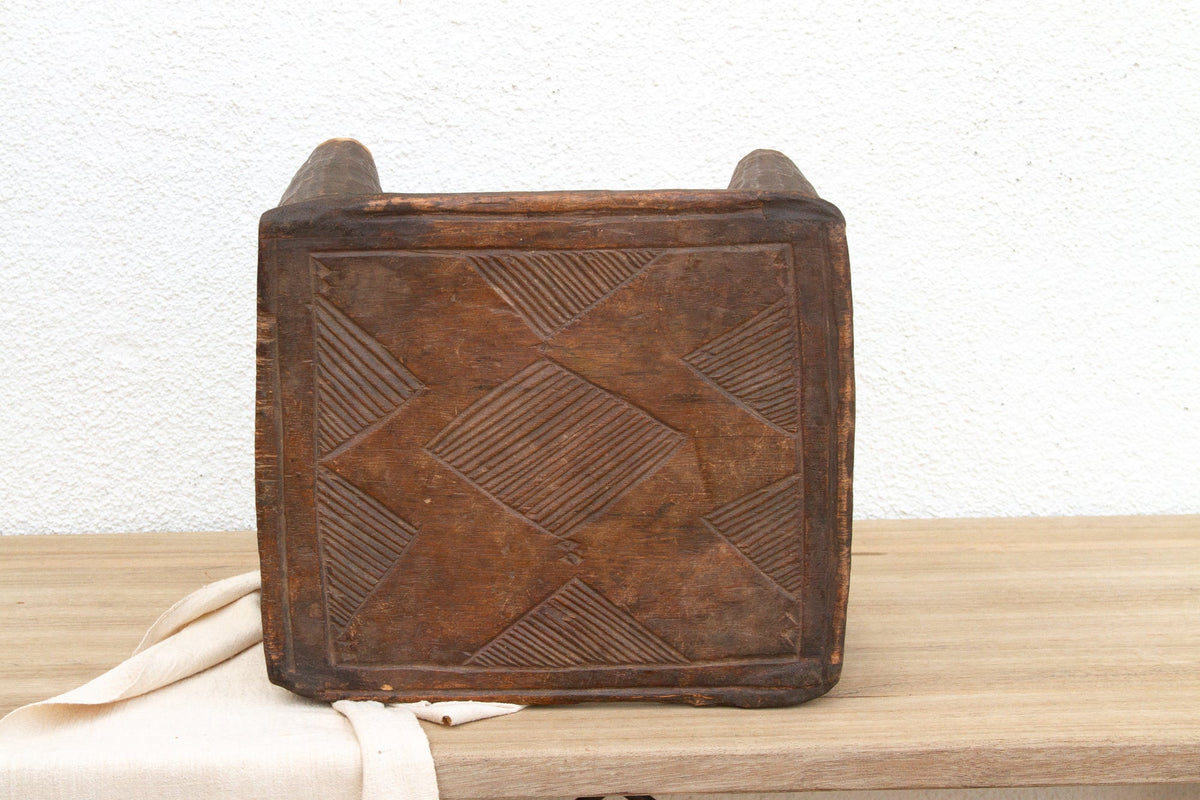 Vintage African Stool, Whisper of Ancestors