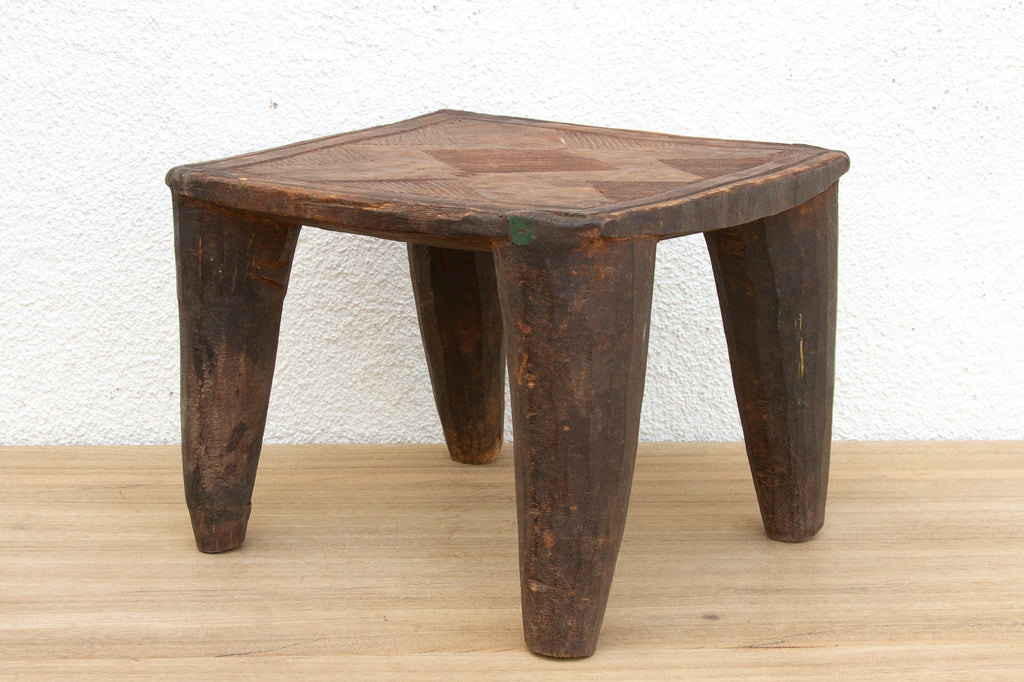 Vintage African Stool, Whisper of Ancestors