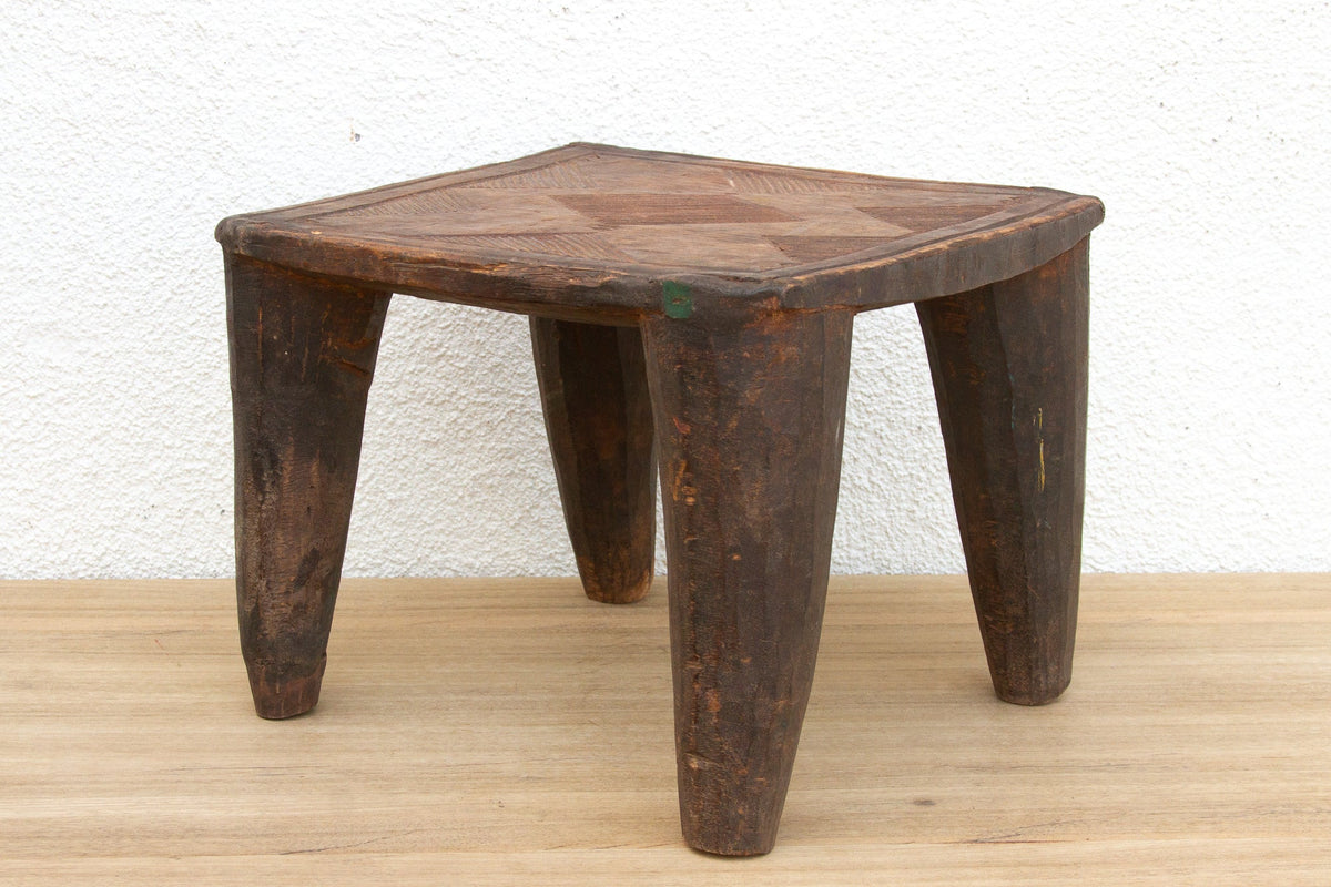 Vintage African Stool, Whisper of Ancestors