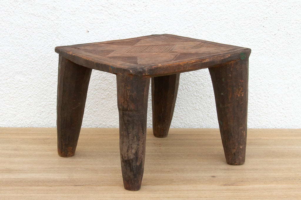 Vintage African Stool, Whisper of Ancestors