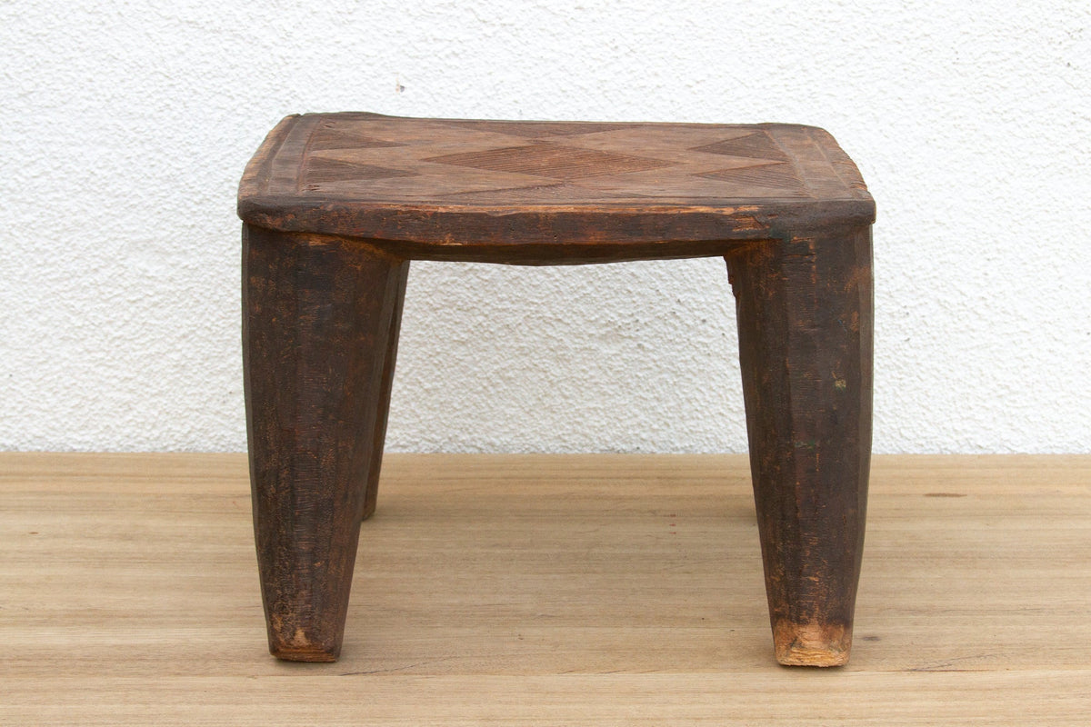 Vintage African Stool, Whisper of Ancestors