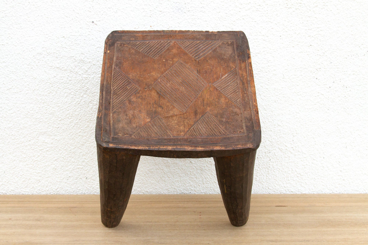 Vintage African Stool, Whisper of Ancestors