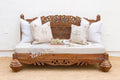 Finely Carved Royal Bali Club Daybed