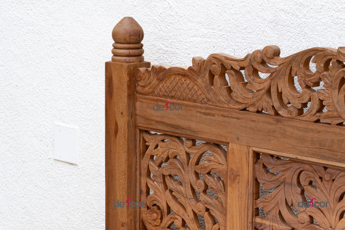 Finely Carved Royal Bali Club Daybed