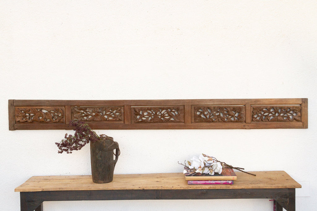 Radiant Rustic Botanical Salvaged Wall Panel