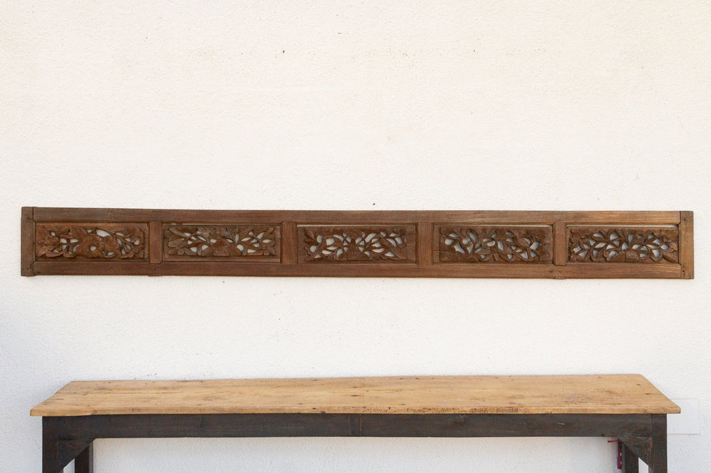 Radiant Rustic Botanical Salvaged Wall Panel