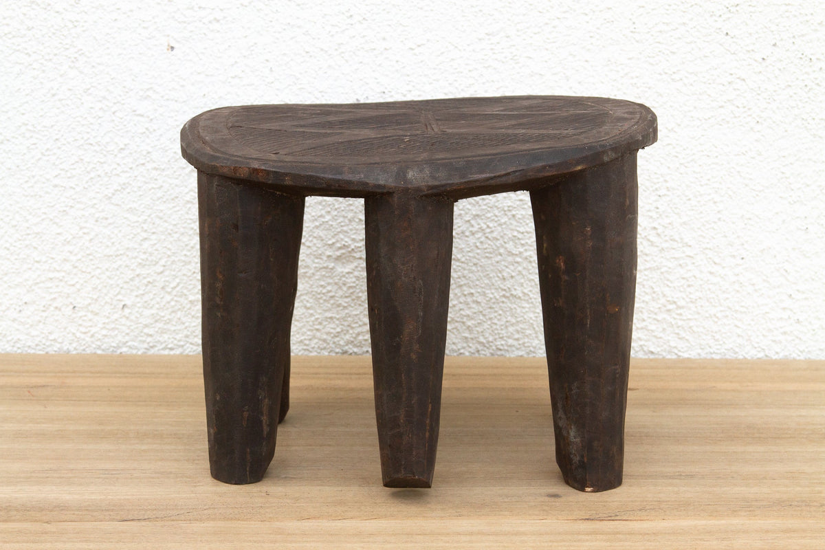 Spider Top, Nupe Carved Stool