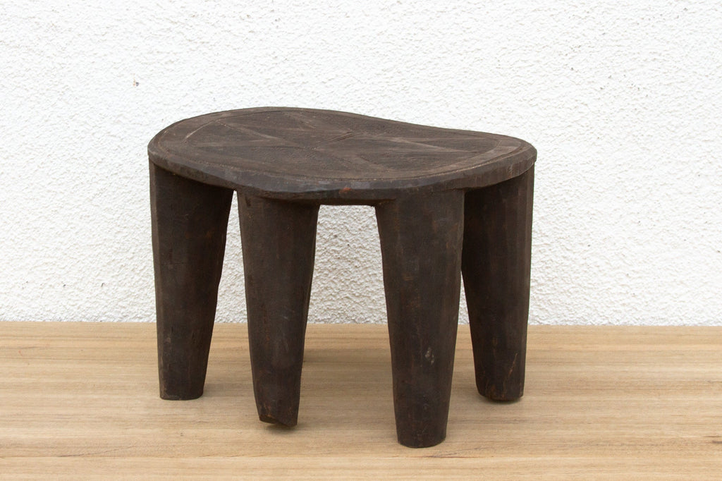 Spider Top, Nupe Carved Stool