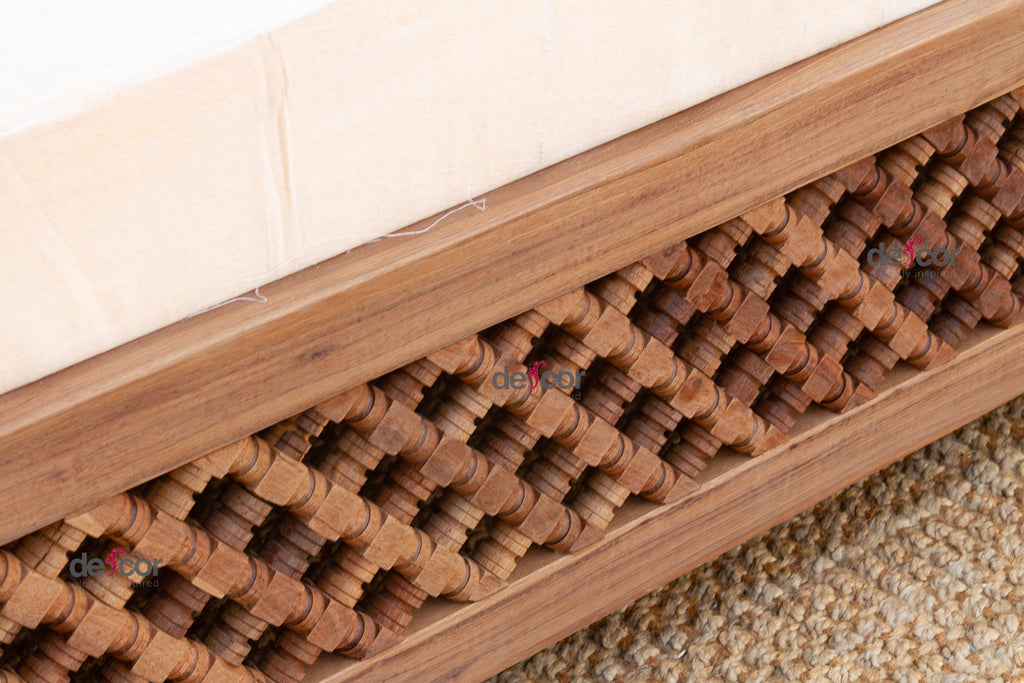 96" Long Moroccan Mousharabi Daybed Sofa