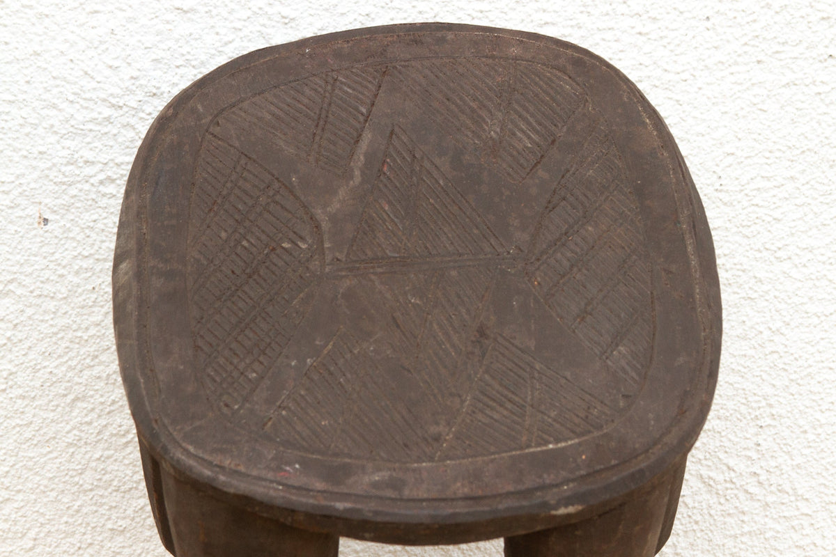Spider Top, Nupe Carved Stool