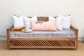 Artisanal 84" Reclaimed Teak Mousharabi Sofa