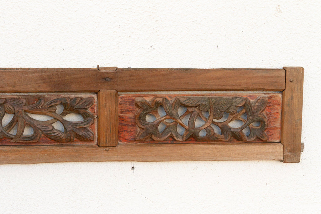 Finely Carved Eastern Scroll Long Carving