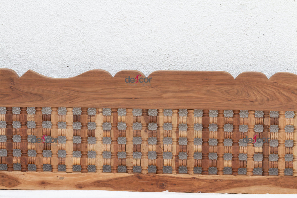 9' Long Colossal Moroccan Lattice Daybed