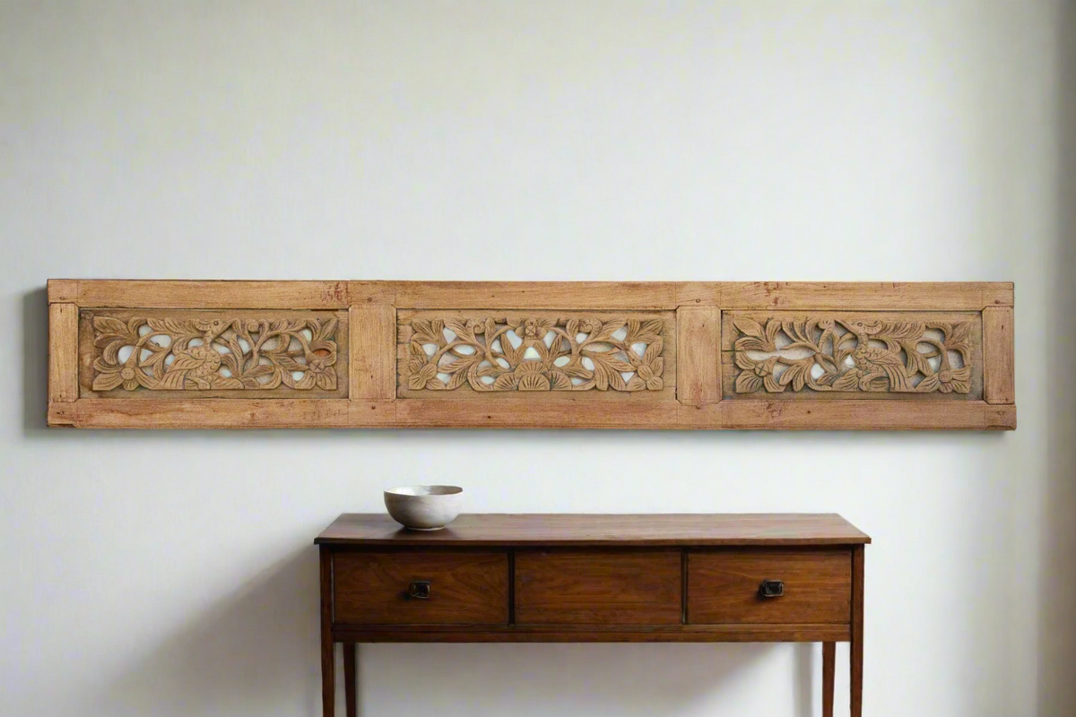 Sun-Bleached Botanical Wall Panel