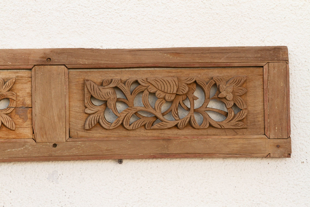 Birds & Flowers Asian Wall Panel