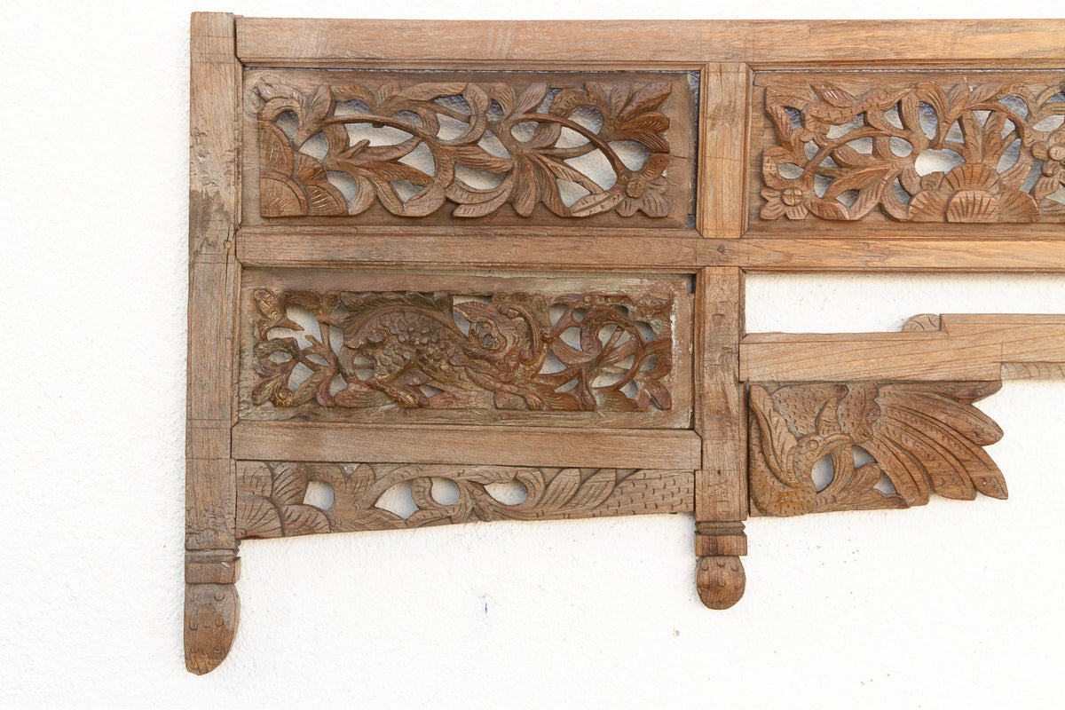 The Grand Portal, Antique Asian Architectural Panel