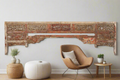 Patina of Generations, Asian Carved Frame w/Traces of Paint