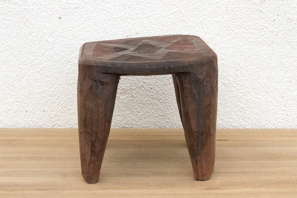 Firelight Nupe Carved Stool